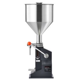 VEVOR Manual Paste Liquid Filling Machine, 5-100ml Bottle Filler, Adjustable Bottle Filling Machine