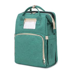 Portable Folding Crib Mummy Bag Portable (Color: green)