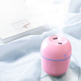Humidifier Household Bedroom Small Mini Air Aromatherapy Purification Sprayer Water Replenishing Instrument USB Air Conditioning (Color: T PINK)