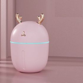 Humidifier Household Bedroom Small Mini Air Aromatherapy Purification Sprayer Water Replenishing Instrument USB Air Conditioning (Color: F11 PINK)