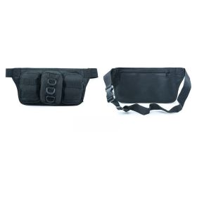 New fit portable leisure Oxford cloth accessory organizer bag multifunctional bag cell phone sports waist packs (Color: Brown color)